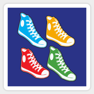 4 Hi-top Sneakers Sticker